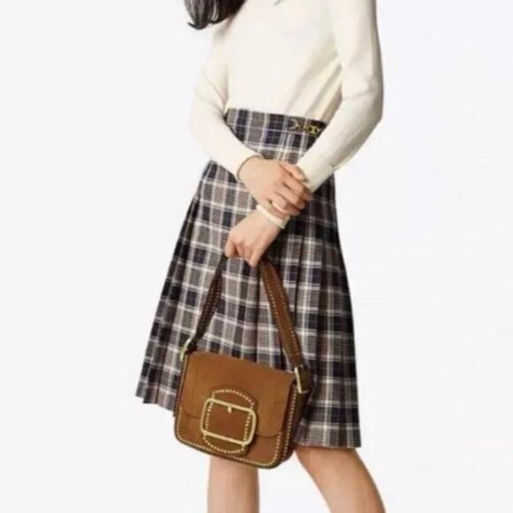 Tory Burch ladies  Skirt nwt size 8 gingham pattern